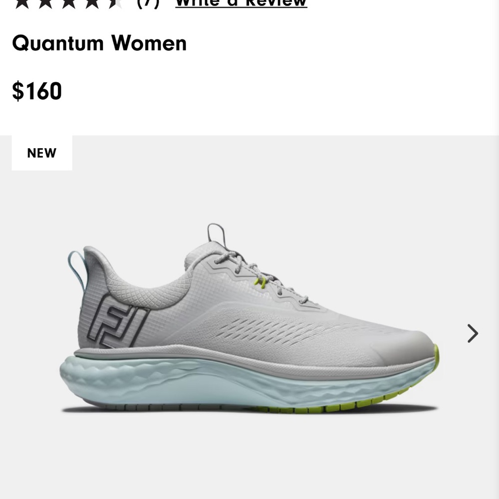 FootJoy Gray and Green Athletic Shoes with Sleek Design